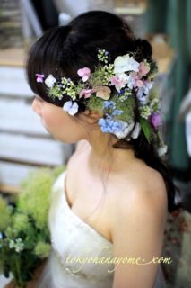 ひなぎく オーダードレス製作 アーティスト コーディネート 生花でヘアアレンジ 結婚式準備のことなら東京ハナヨメブログ